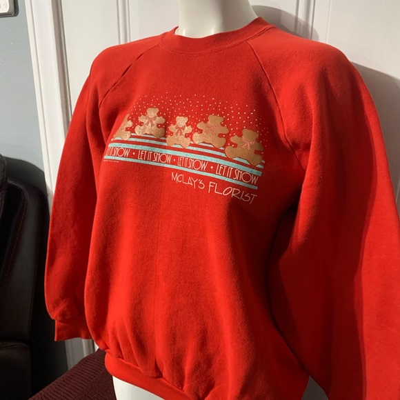 Vintage Mclay's Florist Christmas sweatshirt size XL. - Picture 3 of 8